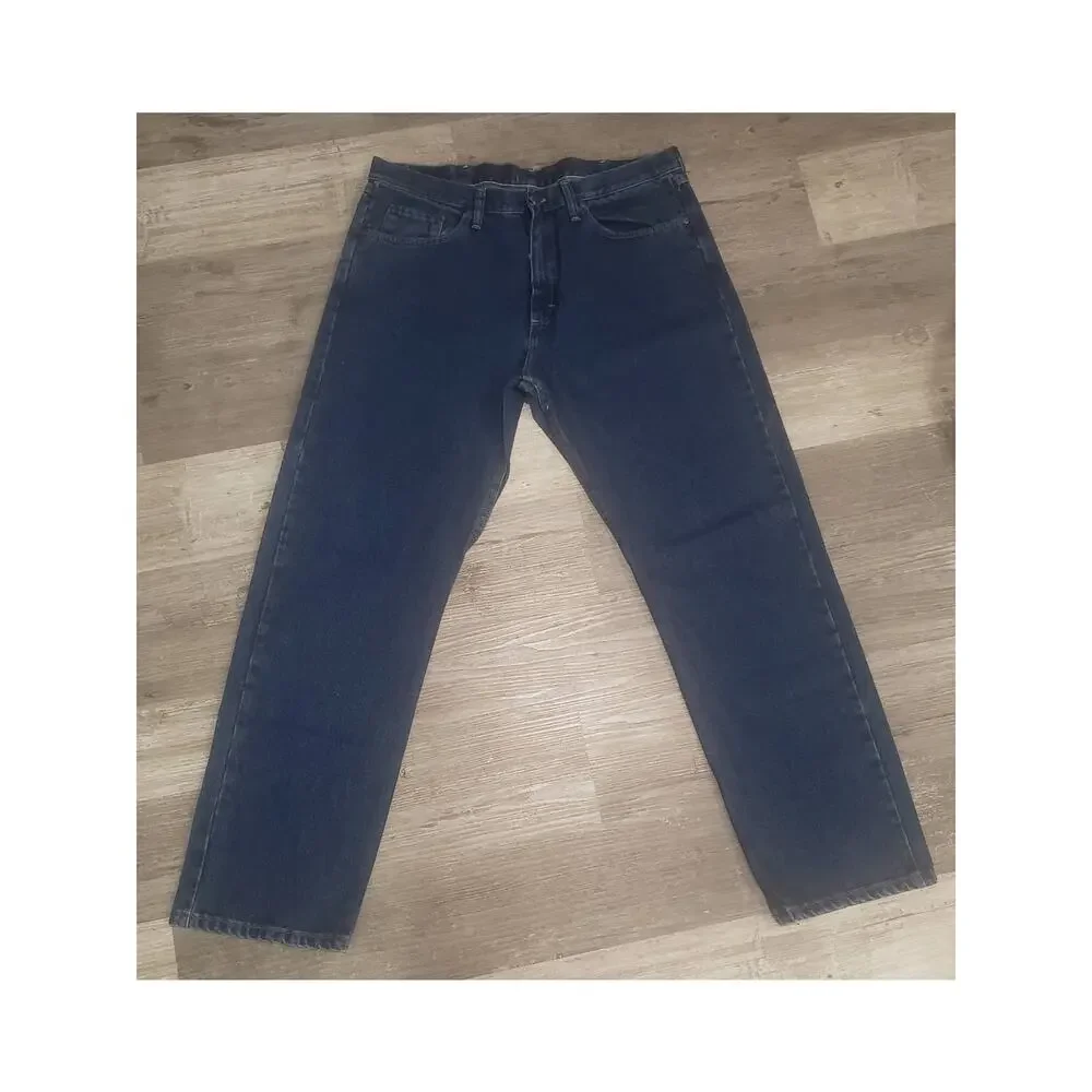 Wrangler Relaxed Fit Dark Denim Blue Jeans | Brand New w. Tags | Size 38 x 32
